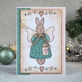 Creative Expressions - Clear Stamp A6 -  Angel Bunny  - Stempel