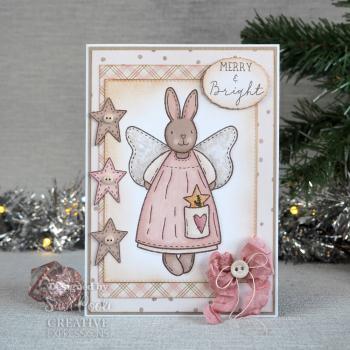 Creative Expressions - Clear Stamp A6 -  Angel Bunny  - Stempel