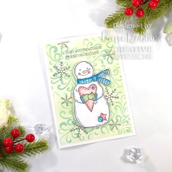 Creative Expressions - Clear Stamp A6 - Snowman Kisses - Stempel