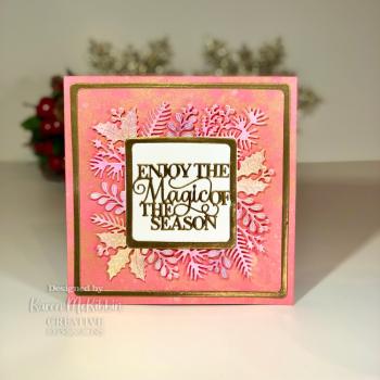 Creative Expressions - Craft Dies -  Festive Blustery Frame  - Stanze