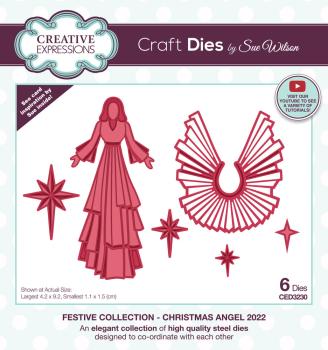 Creative Expressions - Craft Dies -  Festive Christmas Angel 2022 - Stanze