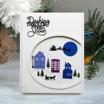 Creative Expressions - Craft Dies -  Festive Mini Expressions Dashing Through The Snow  - Stanze