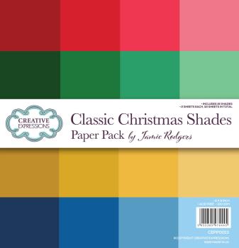 Creative Expressions - Paper Pack 8x8 Inch - Classic Christmas  