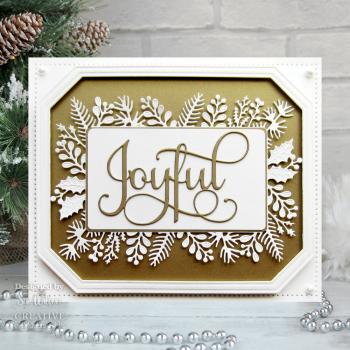 Creative Expressions - Craft Dies -  Festive Joyful  - Stanze