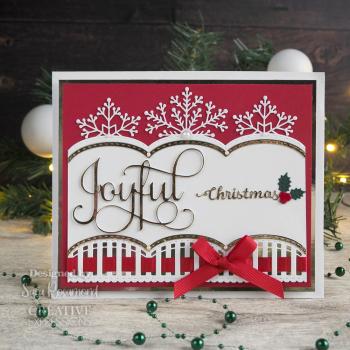 Creative Expressions - Craft Dies -  Festive Joyful  - Stanze