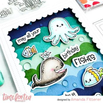 Time For Tea Clear Stamps Fintastic Friends