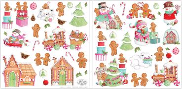 Craft Consortium - Paper Pad 12x12 Inch -  Candy Christmas  - Papierblock