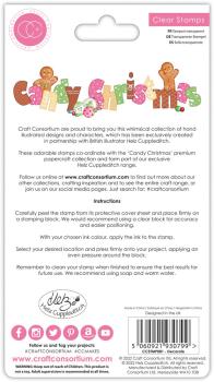 Craft Consortium - Clear Stamp -Candy Christmas Decorate - Stempel