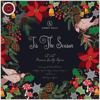 Craft Consortium - Paper Pad 12x12 Inch -  Tis the Season  - Papierblock