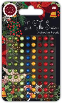 Craft Consortium - Adhesive Pearls - " Tis the Season " - Klebeperlen