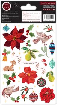 Craft Consortium - Rub-on Transfers - " Tis the Season " - Aufkleber