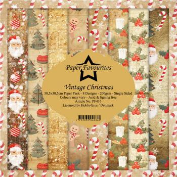 Paper Favourites - "  Vintage Christmas  " - Paper Pack - 12x12 Inch