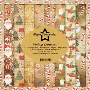 Paper Favourites - "  Vintage Christmas  " - Paper Pack - 6x6 Inch