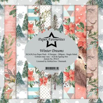 Paper Favourites - "  Winter Dreams  " - Paper Pack - 12x12 Inch