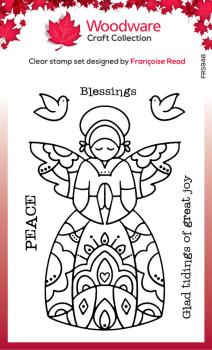 Woodware - Clear Stamps - Angel Blessings  - Stempel 