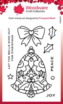Woodware - Clear Stamps - Christmas Bell  - Stempel 