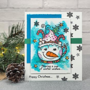 Woodware - Clear Stamps - Frosty Cup  - Stempel 