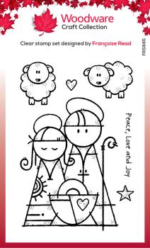 Woodware - Clear Stamps - Mary & Joseph  - Stempel 