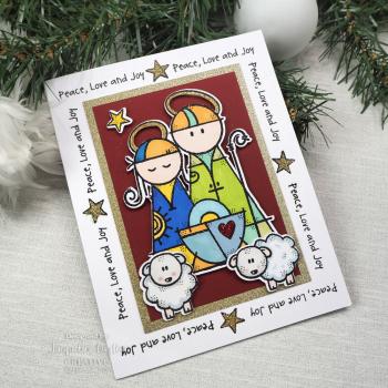 Woodware - Clear Stamps - Mary & Joseph  - Stempel 