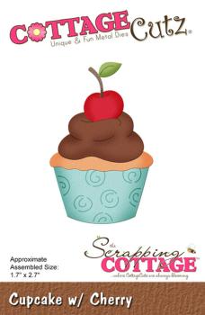 Scrapping Cottage Die - Cupcake w/ Cherry