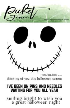 Picket Fence Studios - Clear Stamp - "On Pins and Needles " Stempel 