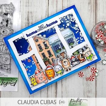 Picket Fence Studios - Clear Stamp - "Crackers from our Gang to Yours" - Stempel 