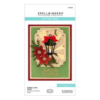 Spellbinders Dies "Holiday Label " Stanzschablonen