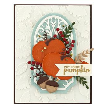 Spellbinders Stempelset - "Seasonal Motif Sentiments" - Silikonstempel