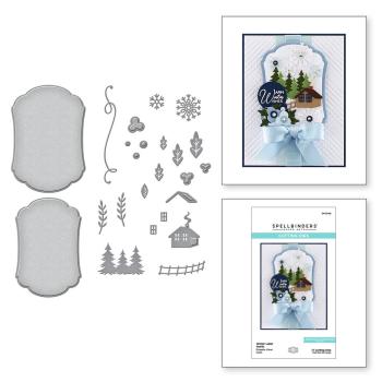 Spellbinders Dies "Winter Label Motifs " Stanzschablonen