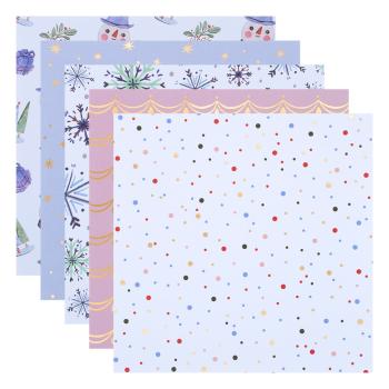 Spellbinders - Paper Pad 6x6 Inch - "Winter Wonderland " - Paper Pack