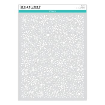 Spellbinders -Stencil - "Blizzard" - Schablone