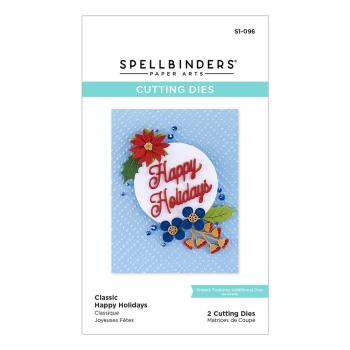 Spellbinders Dies "Classic Happy Holidays " Stanzschablonen