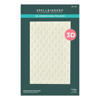 Spellbinders Embossingfolder "Dimensional Diamonds" - Prägefolder