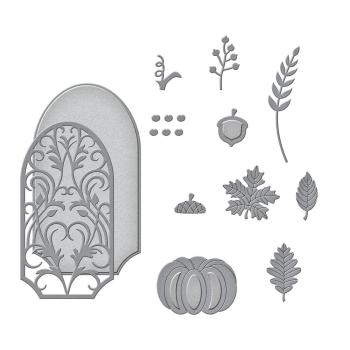 Spellbinders Dies "Fall Label Motifs " Stanzschablonen