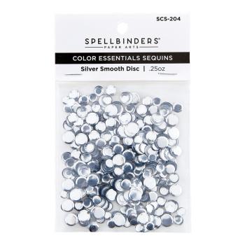 Spellbinders Sequins "Silver Smooth Discs " Pailetten