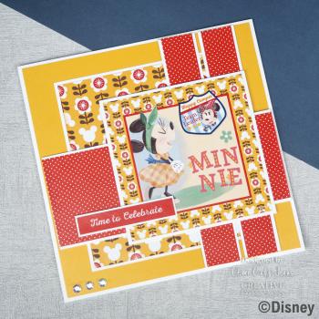 Creative Expressions - Card Making Kit 8x8 Inch -  Mickey & Minnie Mouse  