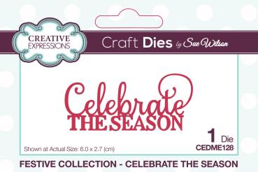 Creative Expressions - Craft Dies - Celebrate The Season  - Stanze