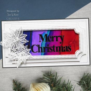 Creative Expressions - Craft Dies - Merry Christmas - Stanze