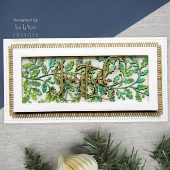 Creative Expressions - Craft Dies -  Slimline Holly Swirls - Stanze