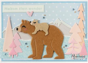 Marianne Design Craftables - Dies - Bears  - Stanzschablone 