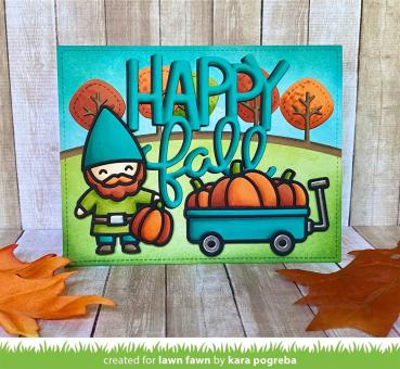 Lawn Fawn Craft Dies - "Pumpkin Wagon" - Stanzen