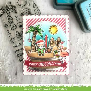 Lawn Fawn Stempelset "Beachy Christmas" Clear Stamp