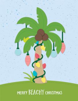 Lawn Fawn Craft Dies - "Christmas Palm Tree" - Stanzen