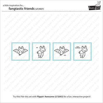 Lawn Fawn Stempelset "Fangtastic Friends" Clear Stamp