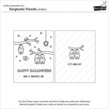 Lawn Fawn Stempelset "Fangtastic Friends" Clear Stamp