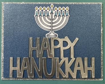 Lawn Fawn Craft Dies - "Giant Happy Hanukkah" - Stanzen