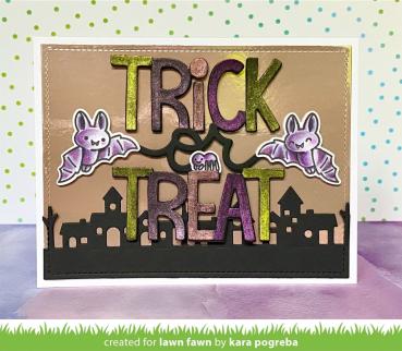 Lawn Fawn Craft Dies - "Giant Trick Or Treat" - Stanzen