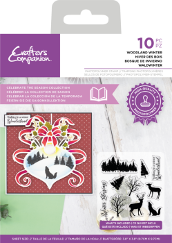 Crafters Companion - Woodland Winter  - Clear Stamps