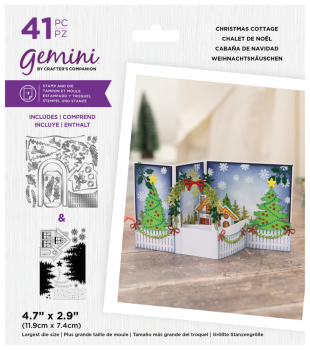 Gemini - Stamp & Dies - Christmas Cottage  - Stempel & Stanze 
