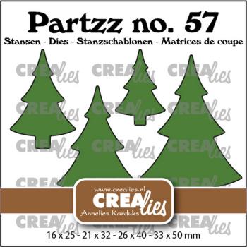 Crealies - Craft Die - Partzz Trees  - Stanzschablone 